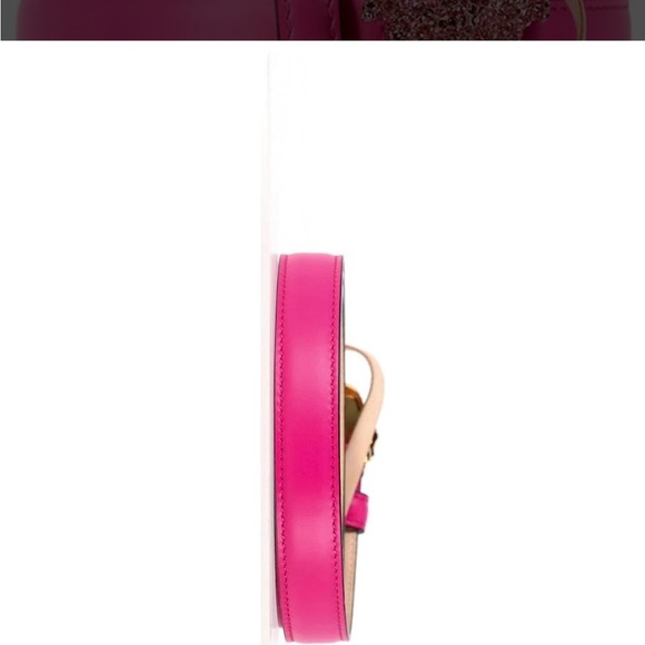 Versace Crystal Medusa Pink Leather Belt — Rare Glam Statement Piece - Picture 4 of 9